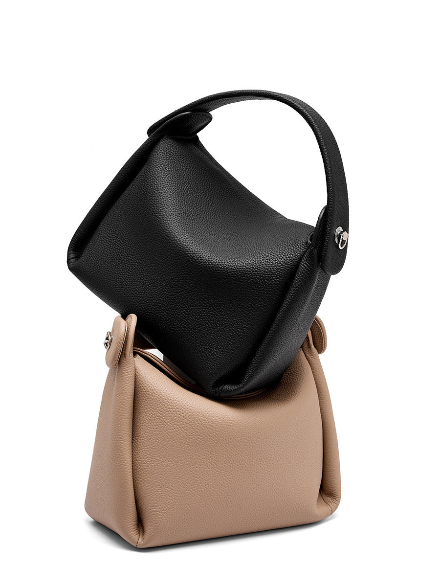 Women Minimalism Fashion Soft Cowhide Purse Newgew Shoes