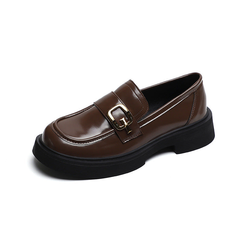 Women Retro Lug Sole Comfort Loafers Newgew Shoes