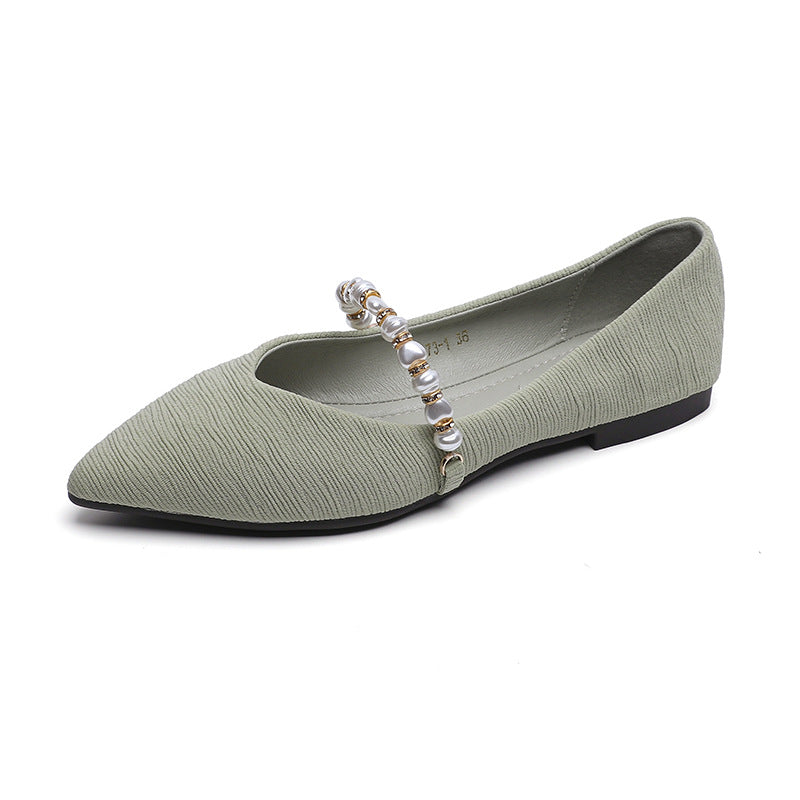 Women Casual Fashion Pointed Toe Flats Newgew Shoes