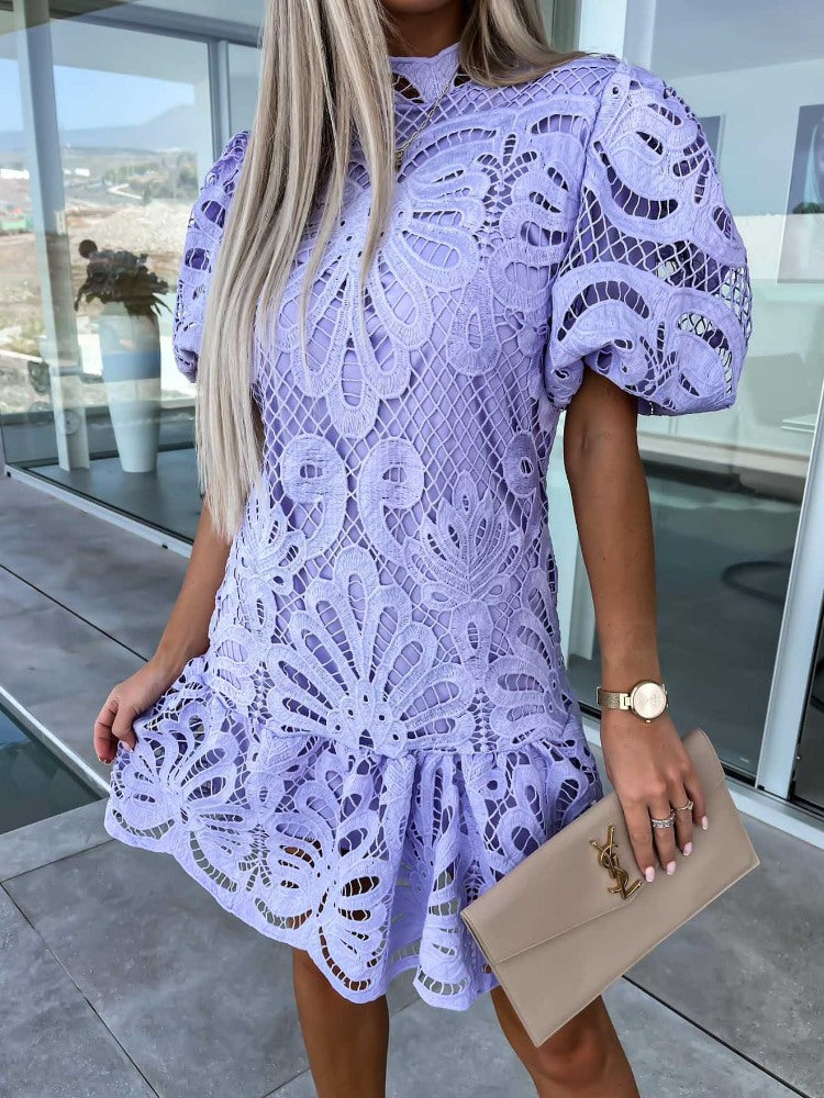 Lace Hollow Out Dress Newgew Dresses