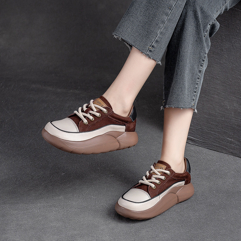 Women Leisure Stylish Leather Casual Shoes Newgew Shoes