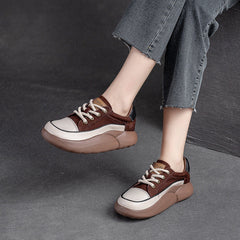 Women Leisure Stylish Leather Casual Shoes Newgew Shoes