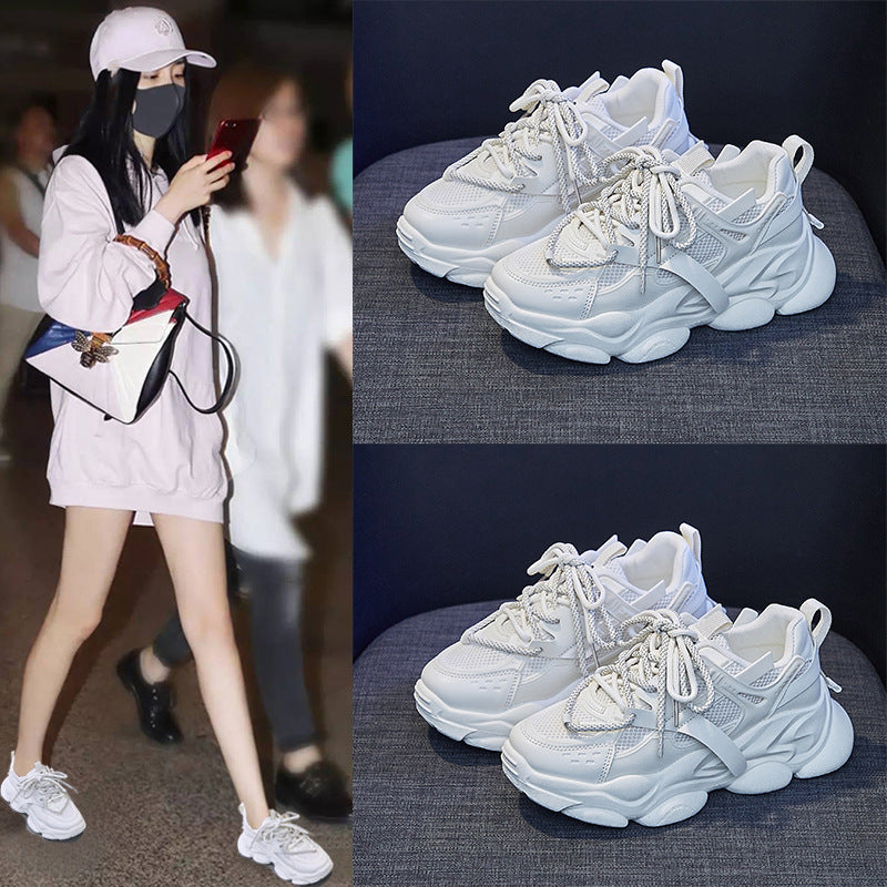 Women's Korean Style Clunky For Spring Sneakers Newgew