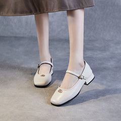 Women Handmade Leather Minimalist Casual Shoes Newgew Shoes