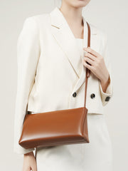 Women Minimalism Fashoin Leather Shoulder Bag Newgew Shoes
