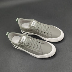 Men Casual Breathable Canvas Flat Sneakers Newgew Shoes