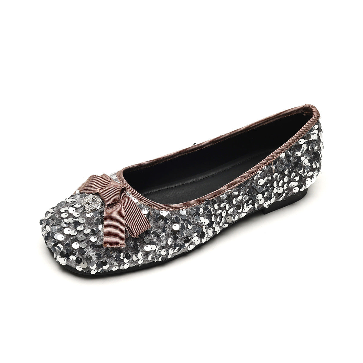 Women Fashion Glitter Soft Casual Flats Shoes Newgew Shoes