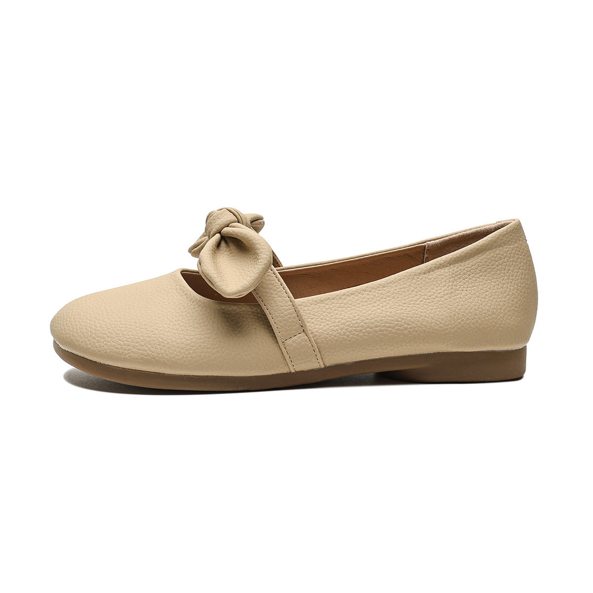 Women Minimalist Fashion Soft Leather Casual Flats Newgew Shoes