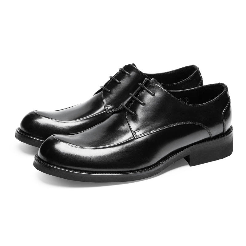 Men Plain Cowhide Oxford Dress Shoes Newgew Shoes