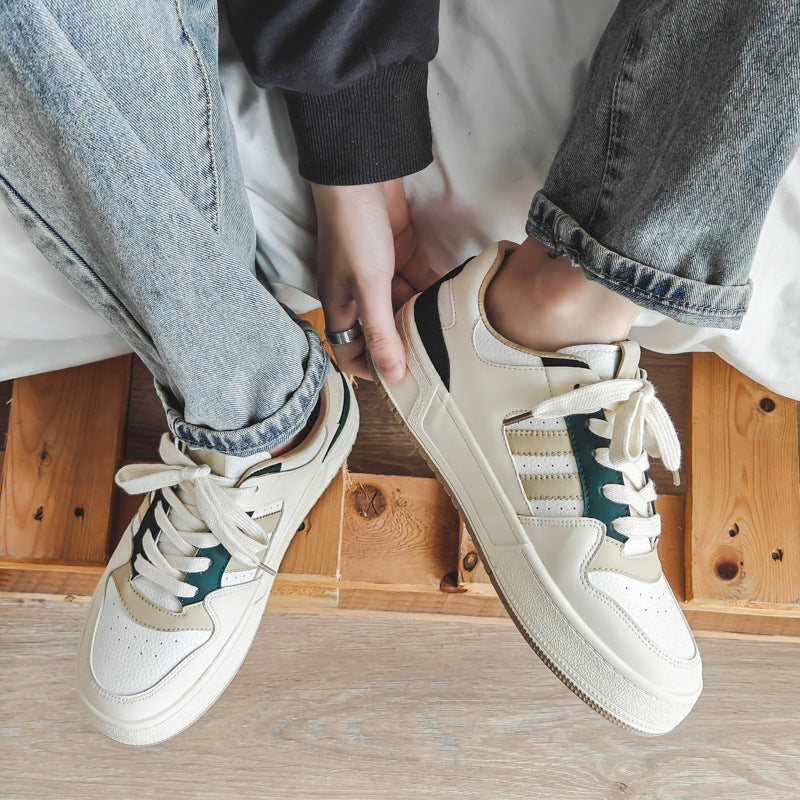 Men Fashion Patchwork Casual Court Training Sneakers Newgew Shoes