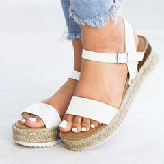 Basic Strap Espadrille Sandals Newgew