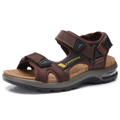 Men Summer Leather Casual Air Cushion Sandals Newgew Shoes