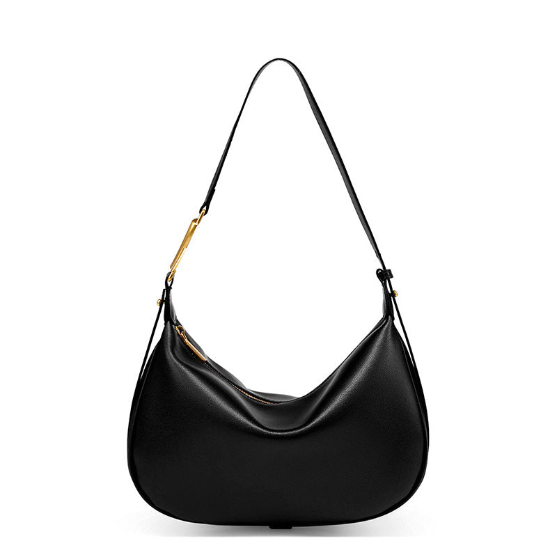 Women Fashion Minimalist Pure Leather Shoulder Bag Newgew Shoes