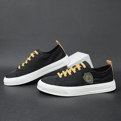 Men Minimalist Breathable Canvas Flat Casual Shoes Newgew Shoes