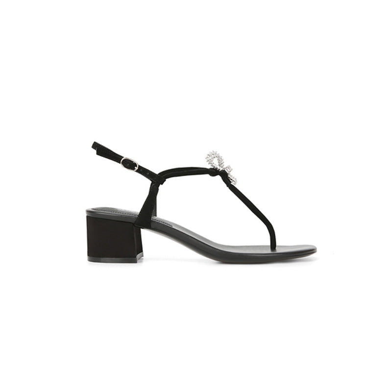Water Diamond Toe Clipped High Heels Newgew