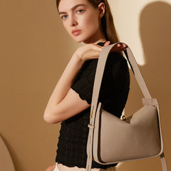 Women Fashion Minimalist Soft Cowhide Tote Shoulder Bag Newgew Shoes