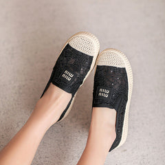 Women Minimalist Breathable Mesh Flat Casual Shoes Newgew Shoes