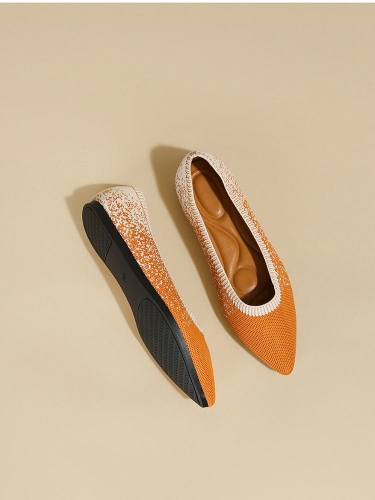 Pointed Non-Slip Knitted Flat Shoes NewGew