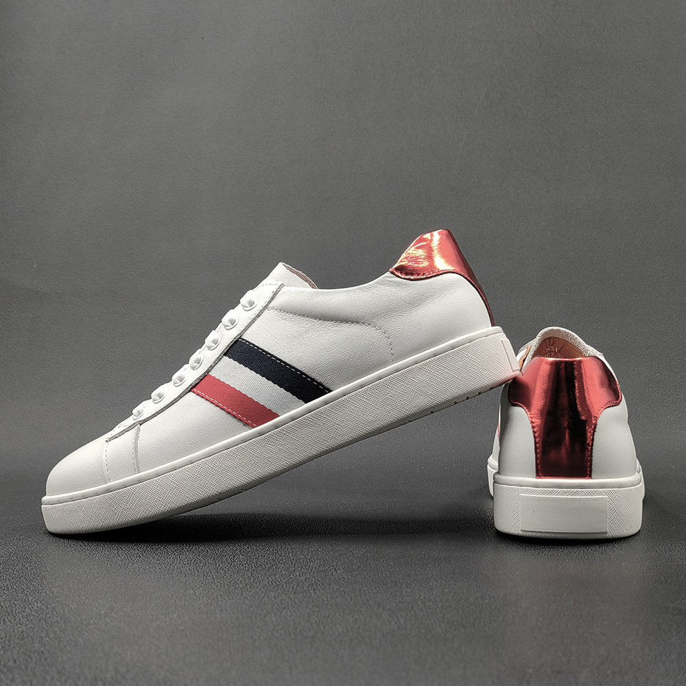 Men Minimalist Leather Flat Casual Shoes Newgew Shoes