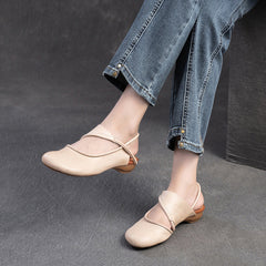 Women Casual Fashion Leather Flat Sandals Newgew Shoes