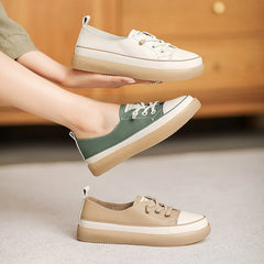 Women Fashion Leather Minimalist Casual Shoes Newgew Shoes