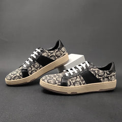 Men Fashion Patchwork Stylish Flat Casual Shoes Newgew Shoes