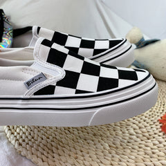 Women's Summer Thick-soled Fashionable Queen Style White Canvas Shoes Newgew