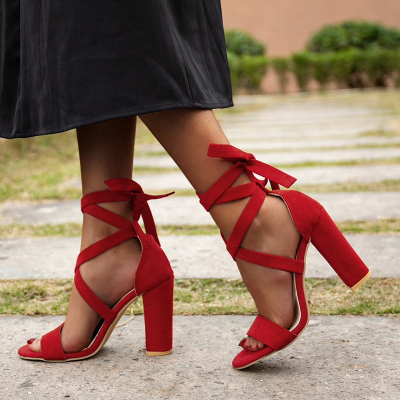 Step Out In Style Block Heels Newgew