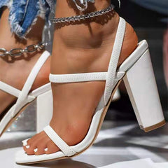 Sleek And Trendy Strappy Block Heels Newgew