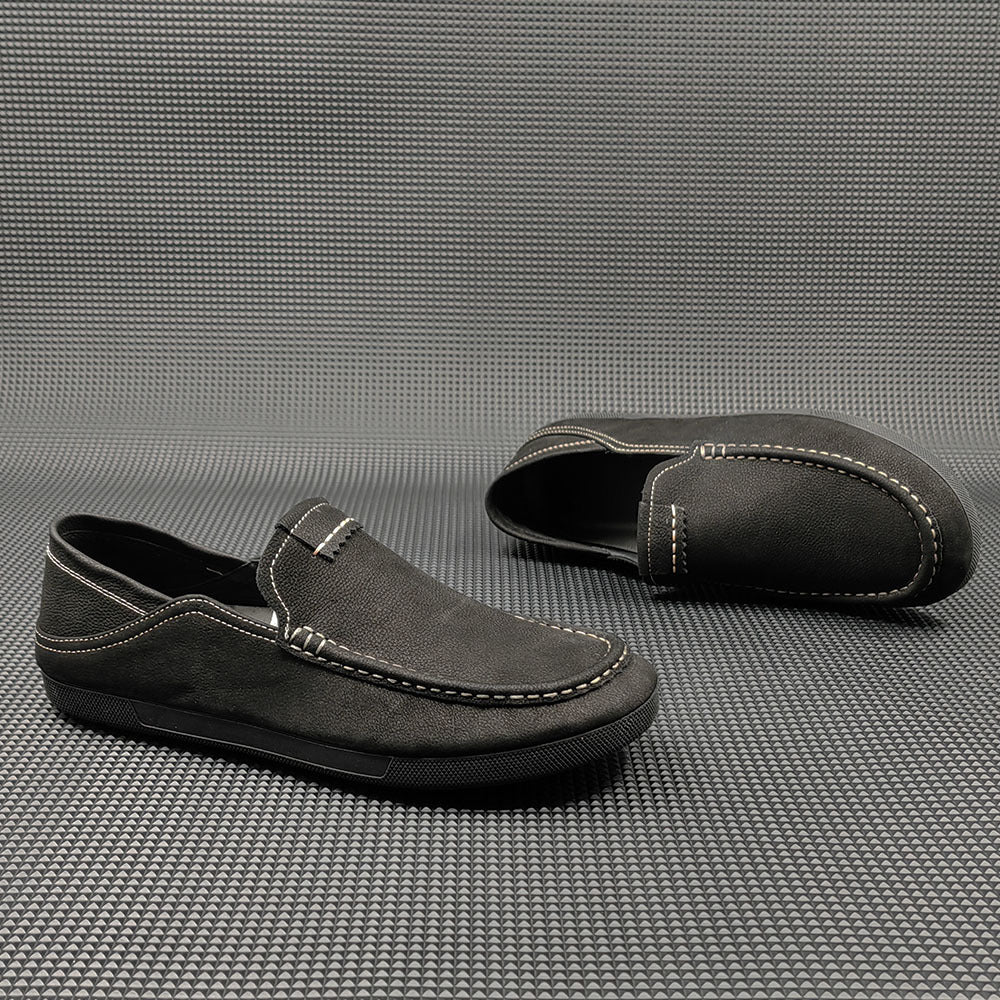 Men Handmade Minimalist Soft Leather Casual Loafers Newgew Shoes