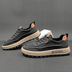 Men Fashion Breathable Canvas Casual Training Sneakers Newgew Shoes