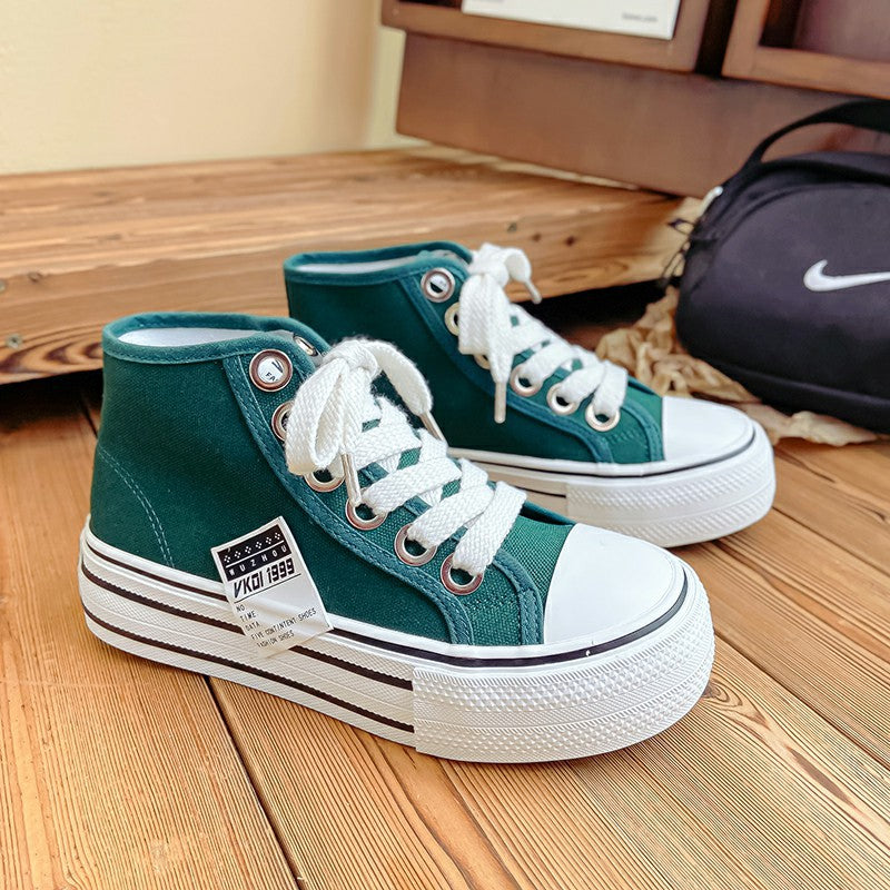 Women's Summer Mesh Breathable Versatile Korean Style Canvas Shoes Newgew