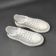 Men Fashion Breathable Leather Flat Casual Shoes Newgew Shoes