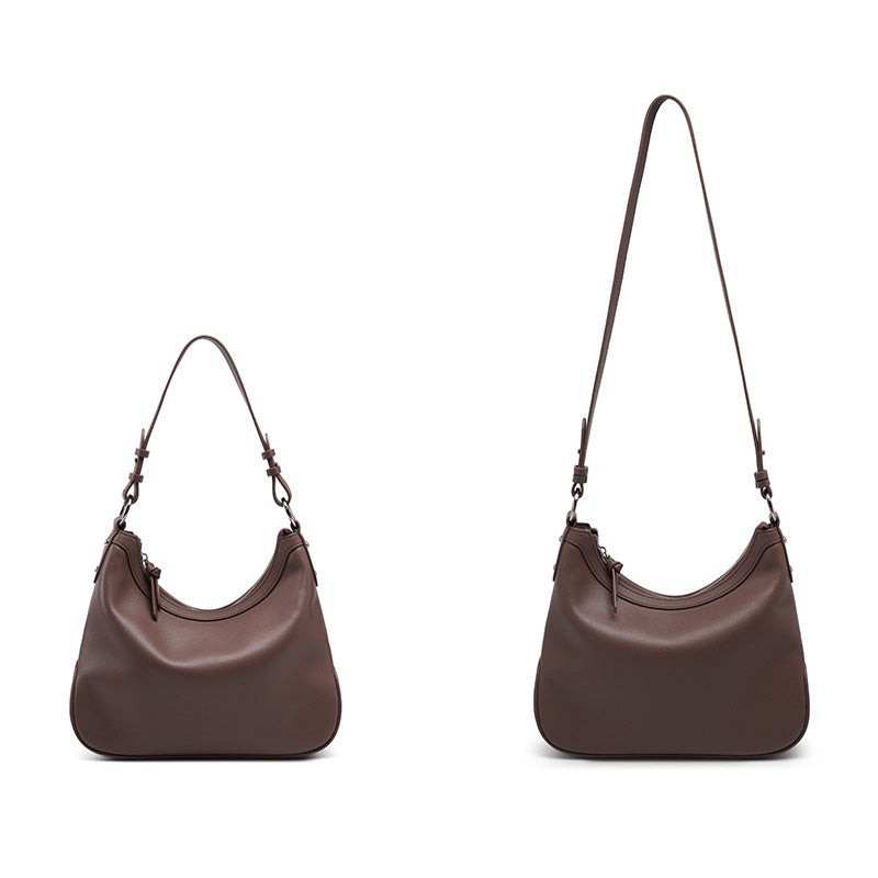 Women Minimalist Soft Leather Shoulder Bag Newgew Shoes