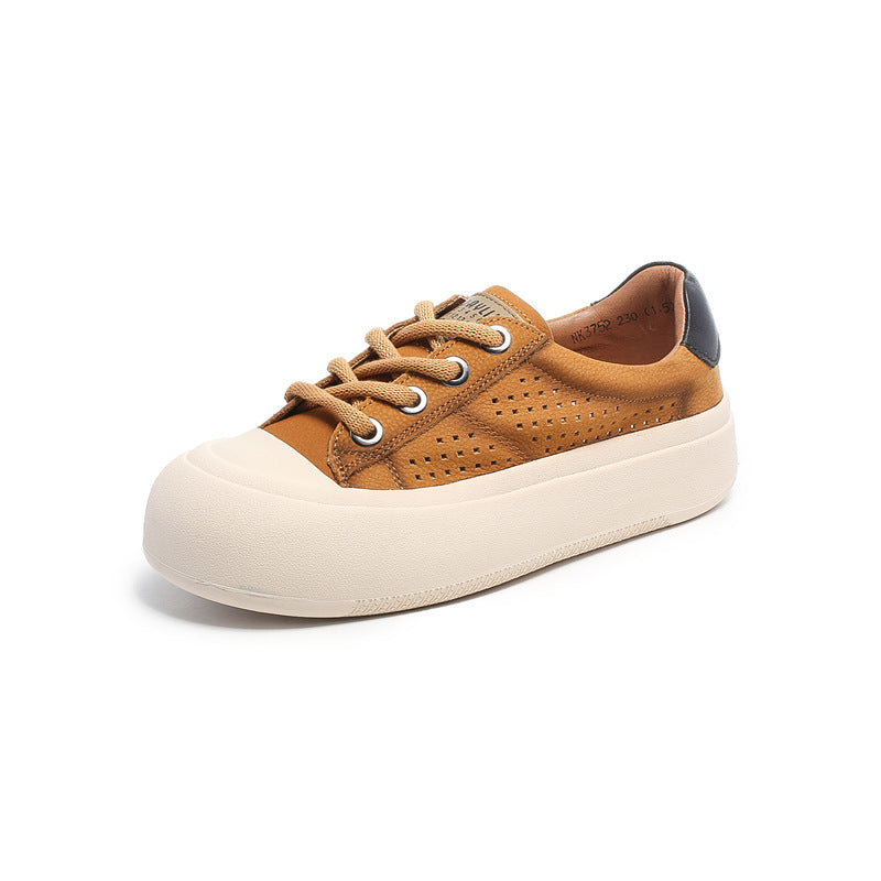 Women Fashion Casual Leather Breathable Shoes Newgew Shoes