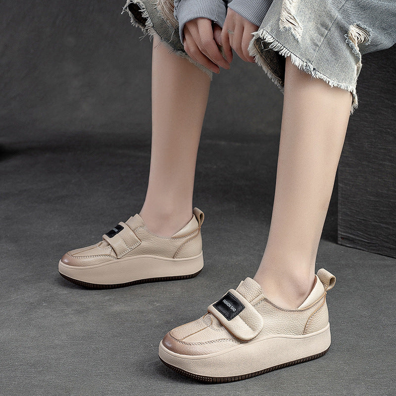 Women Minimalist Soft Leather Casual Shoes Newgew Shoes