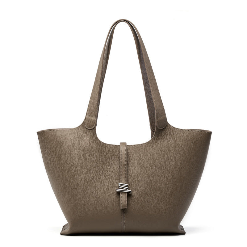 Women Fashion Soft Cowhide Tote Shoulder Bag Newgew Shoes