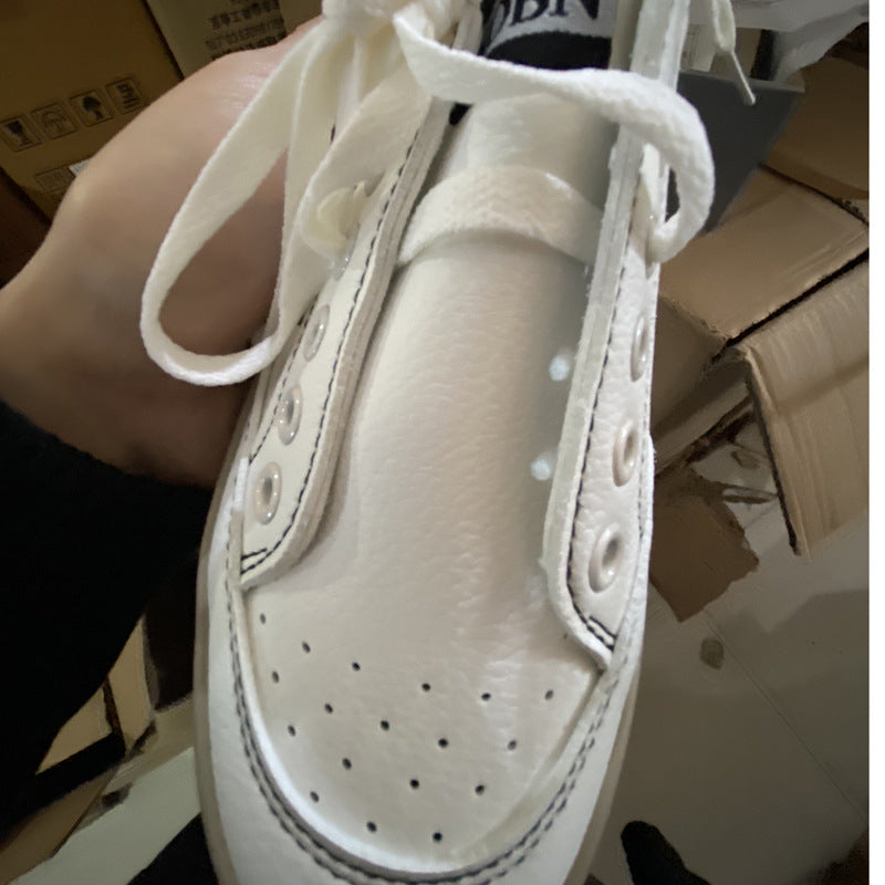 Popular Unique Women's Shooting White Summer Canvas Shoes Newgew