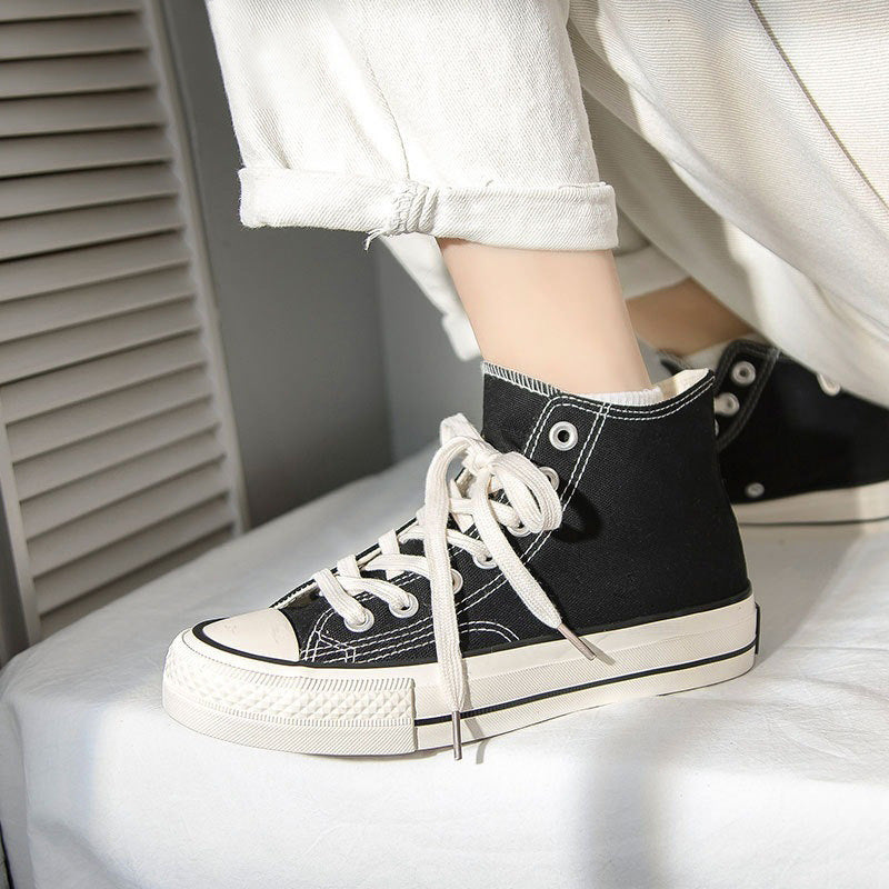 Stylish Slouchy Women's Single-layer Comfortable Canvas Shoes Newgew