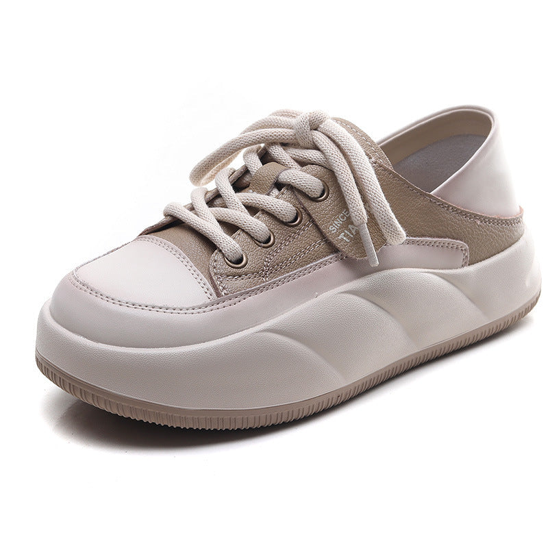 Women Fashion Soft Leather Casual Shoes Newgew Shoes
