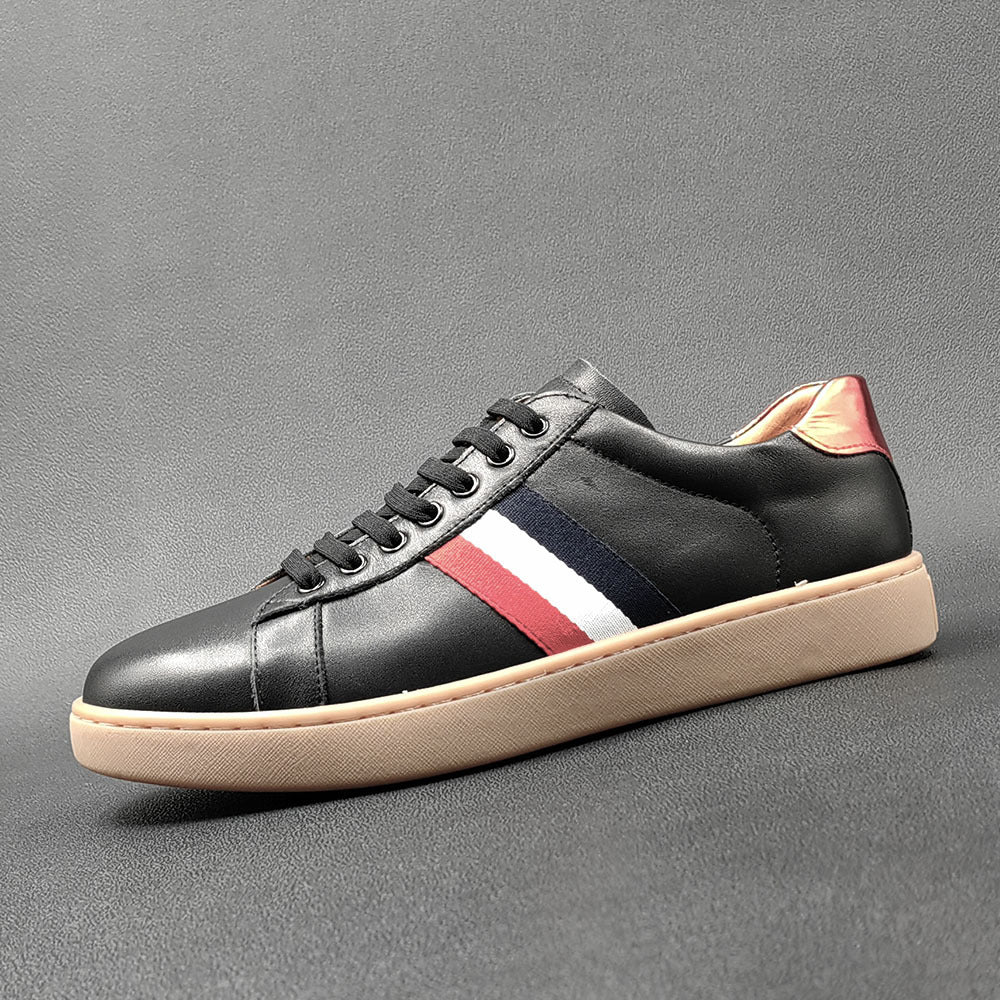 Men Minimalist Leather Flat Casual Shoes Newgew Shoes