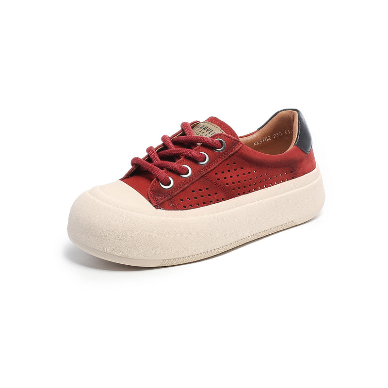 Women Fashion Casual Leather Breathable Shoes Newgew Shoes