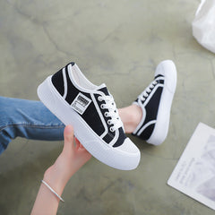 Summer Fashionable Versatile Biscuit Board Thick Canvas Shoes Newgew