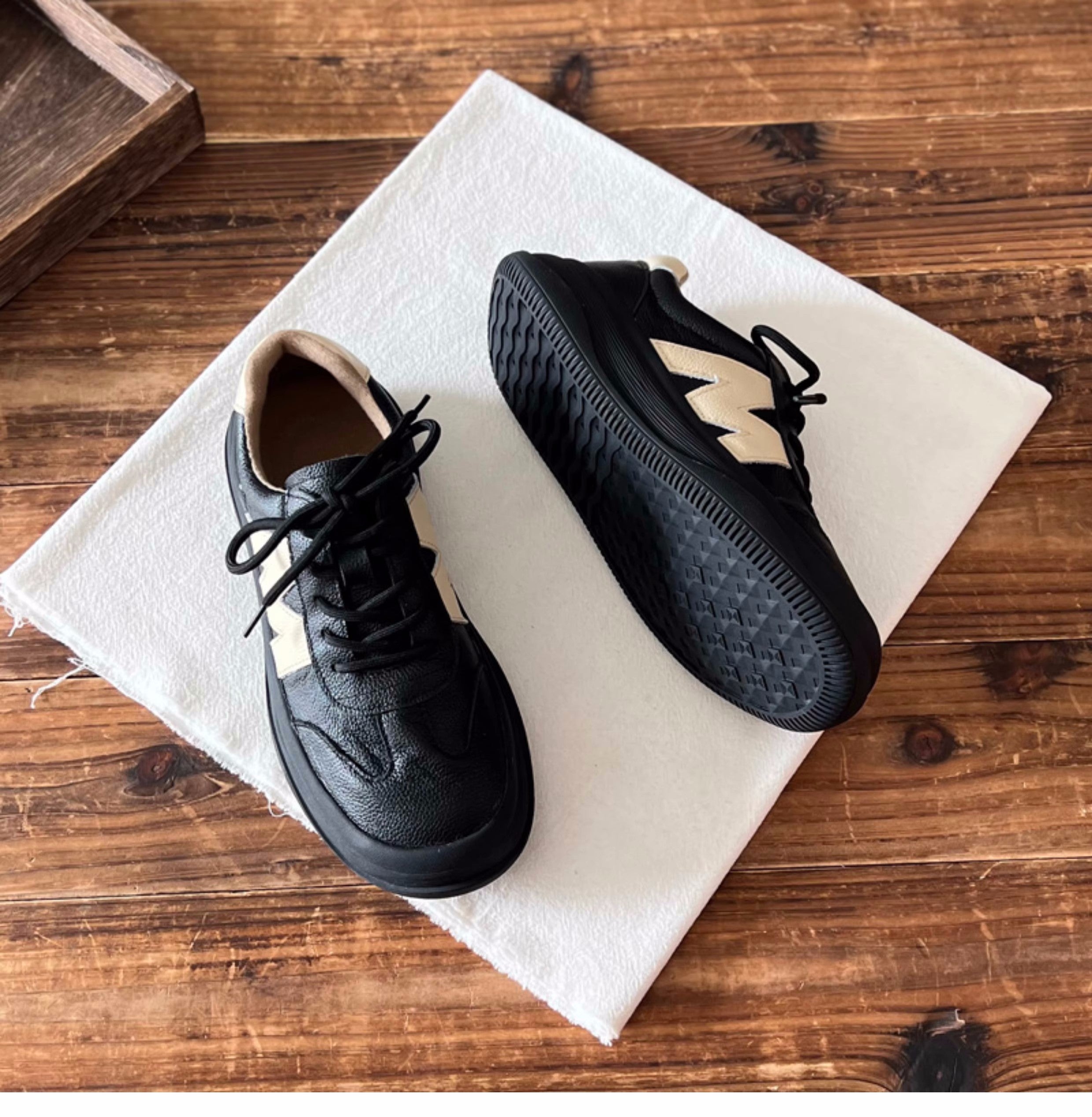 Women Fashion Leather Casual Training Shoes Newgew Shoes