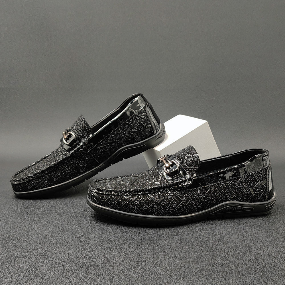 Men Retro Classic Leather Flat Casual Loafers Newgew Shoes