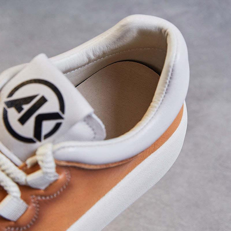 Women Fashion Leather Flat Casual Shoes Newgew Shoes