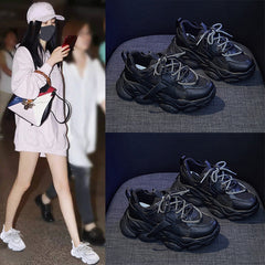 Women's Korean Style Clunky For Spring Sneakers Newgew