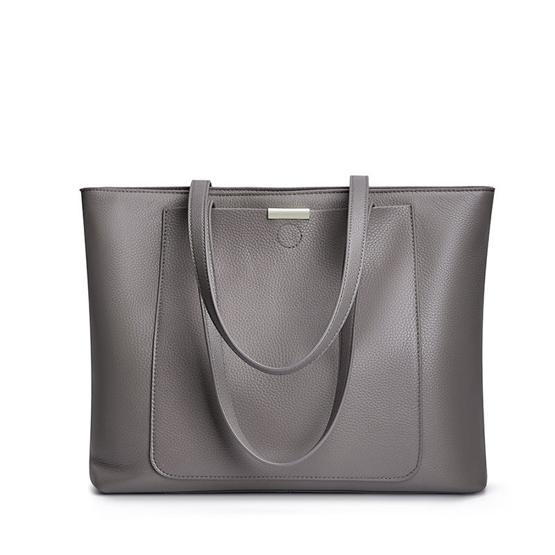 Women Casual Soft Cowhide Leather Tote Shoulder Bag Newgew Shoes