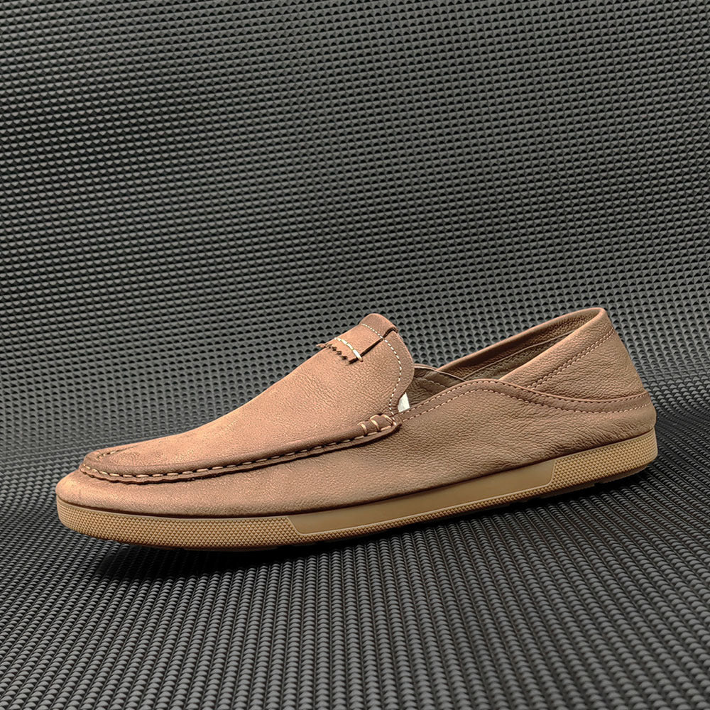 Men Handmade Minimalist Soft Leather Casual Loafers Newgew Shoes