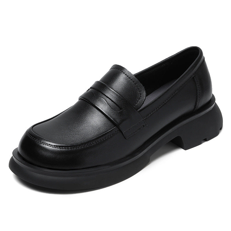 Women Minimalist Retro Casual Soft Leather Loafers Newgew Shoes